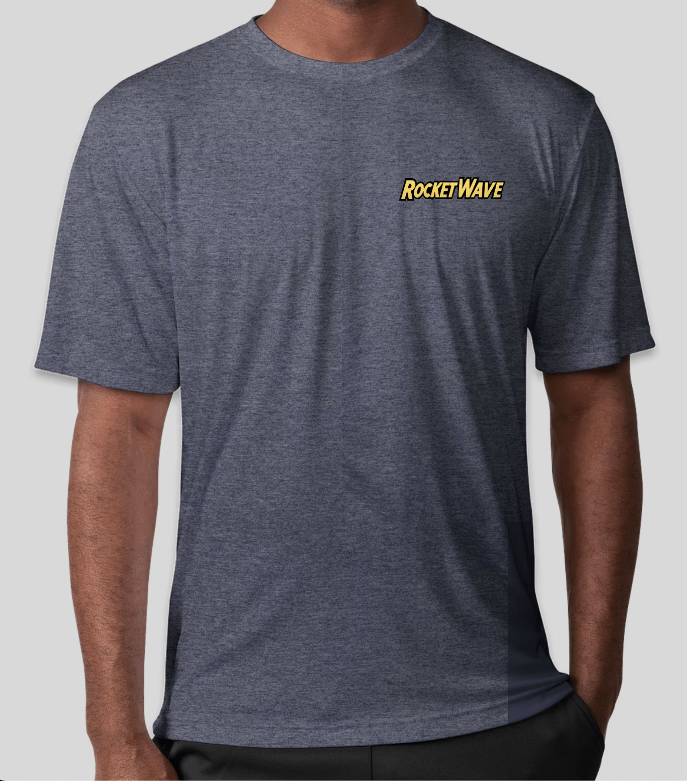 Mens Awesome Rocket Wave Tee